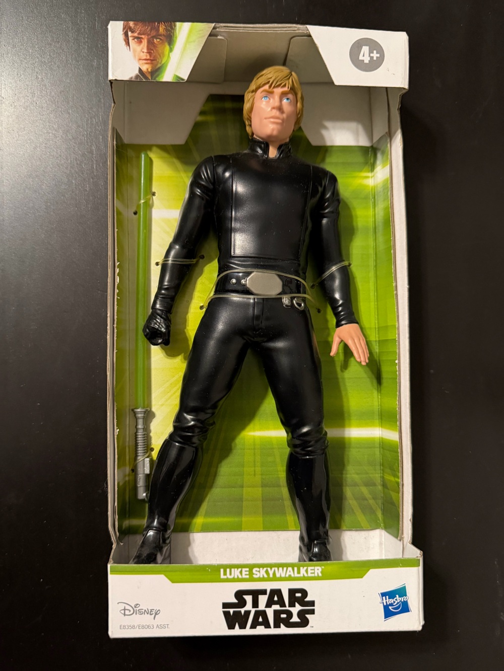 Luke Skywalker Action Figure in Black Jumpsuit